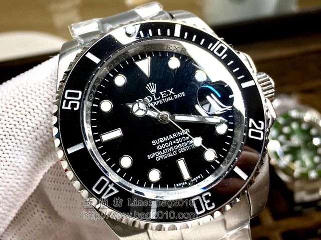 勞力士手錶 勞力士經典款式 Rolex水鬼SUB潛航者升級版 勞力士機械男表  hds1207